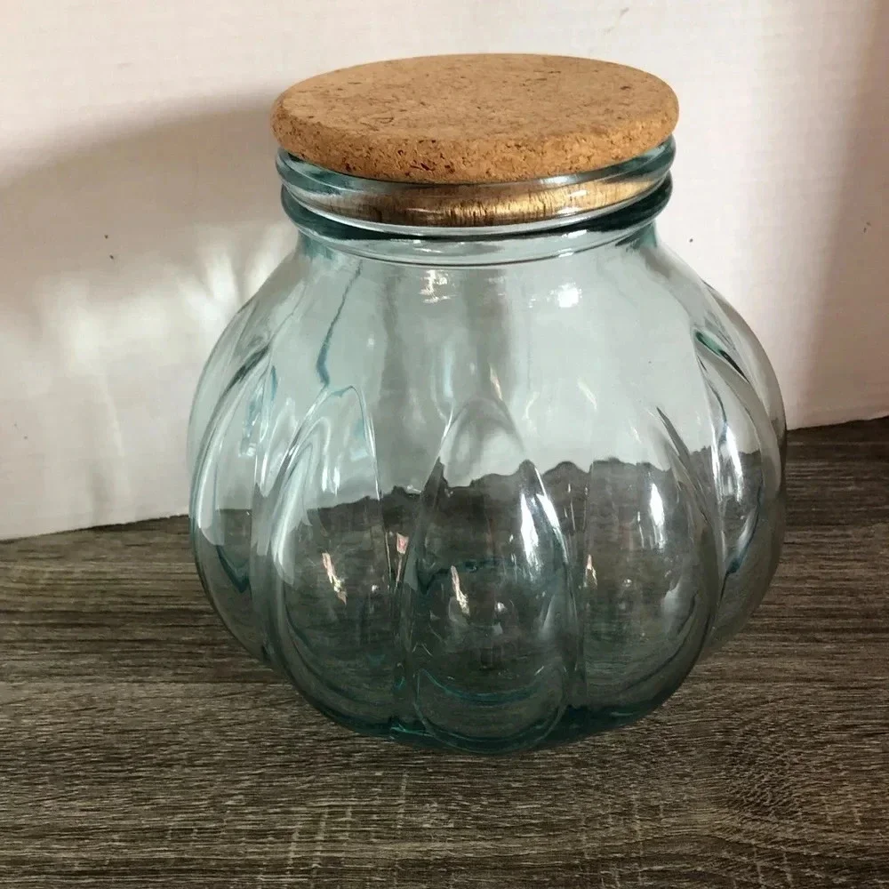 Vtg Italian Glass Jar - Picture 2 of 9